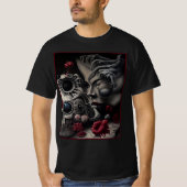 "Cybernetic Bloom" T-Shirt (Vorderseite)