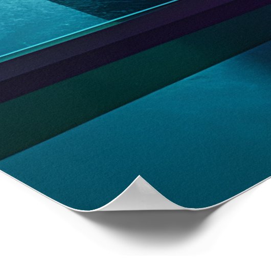 Cybernetic Cat - Futuristic Neon City AI Companion Poster (Ecke)