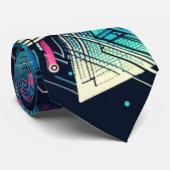 Cybernetic Dreamscape Krawatte (Gerollt)