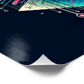 Cybernetic Dreamscape Poster (Ecke)