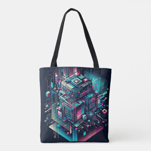 Cybernetic Dreamscape Tasche (Rückseite)