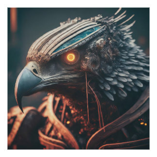 Cybernetic Eagle Fotodruck