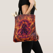 Cybernetic Fire Samurai & Drache Tasche (Von Nahem)