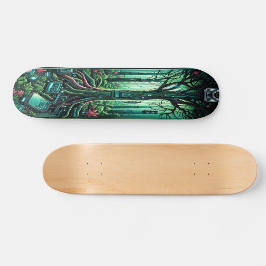 "Cybernetic Grove Deck" Skateboard (Horizontal)