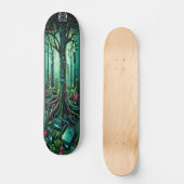 "Cybernetic Grove Deck" Skateboard (Vorderseite)