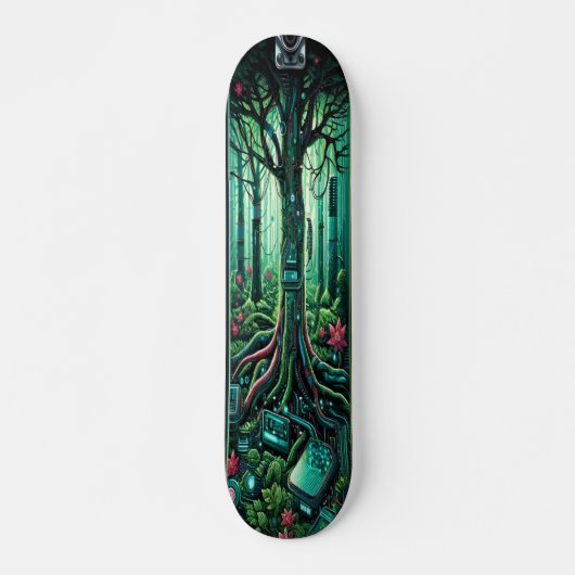 "Cybernetic Grove Deck" Skateboard (Vorne)