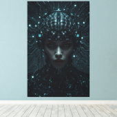 Cybernetic Neuronal Entity Leinwanddruck (Insitu (Holzboden))