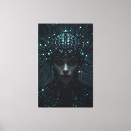 Cybernetic Neuronal Entity Leinwanddruck
