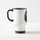 Cybernetic Owl Nature vs Technology Steampunk Reisebecher (Links)