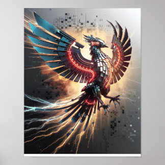 Cybernetic Phoenix - Mechanische Wiederherstellung Poster