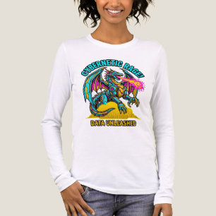 Cybernetic Rage Data Unleashed Mecha-Drache Graphi Tri-Blend Shirt