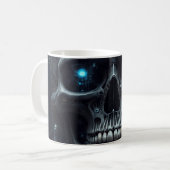 Cybernetic Skull Kaffeetasse (Vorderseite Links)