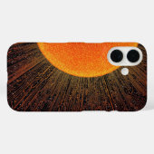 Cybernetic Sun Circuit Board Phone Case (Rückseite (Horizontal))