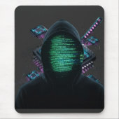 Cybernetic Tech Fusion - Neon Katana & CPU Circuit Mousepad (Vorne)