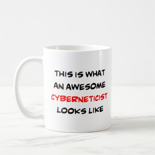 cybernetisch, phantastisch kaffeetasse (Links)