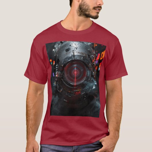 Cybernetische Vision T-Shirt (Vorderseite)