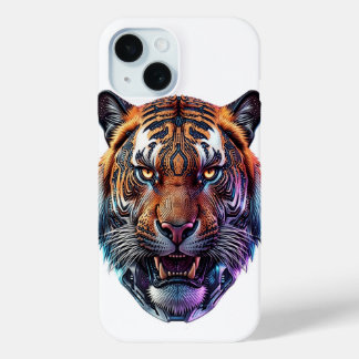 Cybernetisches Bio-Mechanisches Tigerporträt Case-Mate iPhone Hülle