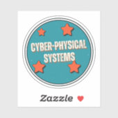 Cyberphysische Systeme Aufkleber (Blatt)