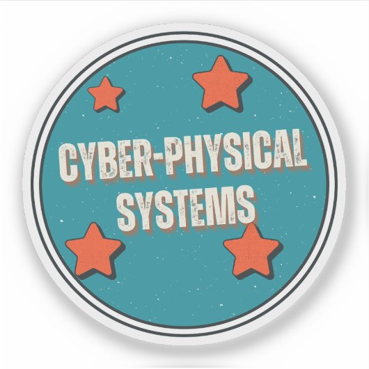 Cyberphysische Systeme Aufkleber (Vorderseite)