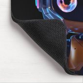 Cyberpunk AI Robot Mouse Pad #00012 | AIC Rustyx Mousepad (Ecke)