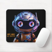 Cyberpunk AI Robot Mouse Pad #00012 | AIC Rustyx Mousepad (Mit Mouse)