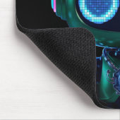 Cyberpunk-AI-Roboter-Mauspad #00002 | AIC Rustyx Mousepad (Ecke)