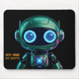 Cyberpunk-AI-Roboter-Mauspad #00002 | AIC Rustyx Mousepad