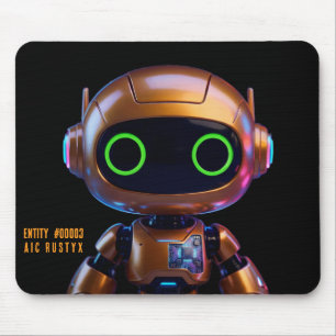 Cyberpunk AI Roboter-Mauspad #00003   AIC Rustyx Mousepad