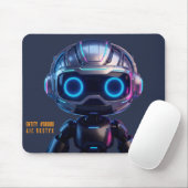 Cyberpunk-AI-Roboter-Mauspad #00009 | AIC Rustyx Mousepad (Mit Mouse)
