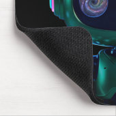 Cyberpunk-AI-Roboter-Mauspad #00010 | AIC Rustyx Mousepad (Ecke)