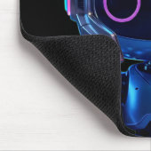 Cyberpunk AI Roboter-Mauspad #00011 | AIC Rustyx Mousepad (Ecke)