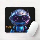 Cyberpunk AI Roboter-Mauspad #00011 | AIC Rustyx Mousepad (Mit Mouse)