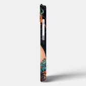 Cyberpunk Anime Girl iPhone Case (Rückseite / Links)