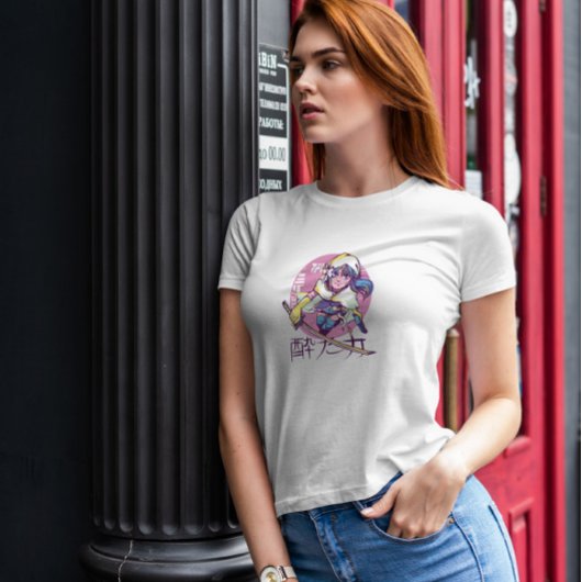 Cyberpunk Anime Girl T-Shirt