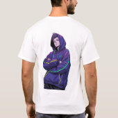 Cyberpunk Anime Streetwear Hoodie Character T-Shirt (Rückseite)