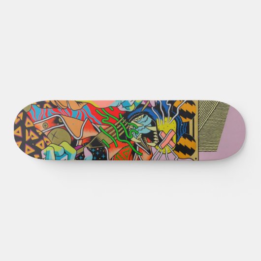 Cyberpunk, Animes, Manga, Säure, Cyber, Kunst, Skateboard (Horizontal)