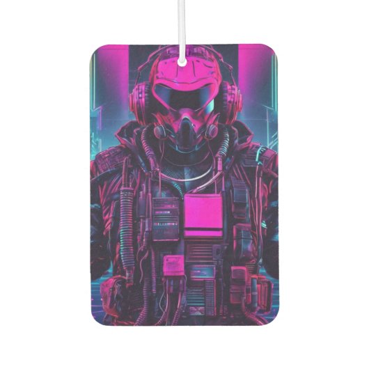 Cyberpunk Autolufterfrischer (Vorderseite)