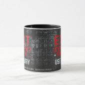 Cyberpunk-Binärcode-Ausgangssystem-Coder-Tasse Tasse (Zentrum)