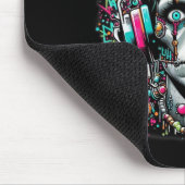 Cyberpunk-Braut Frankensteins Mousepad (Ecke)