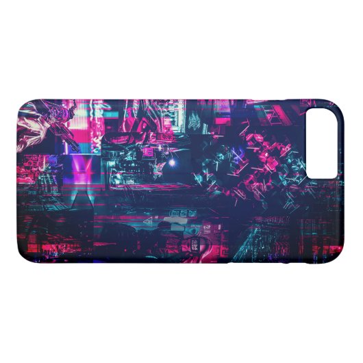 Cyberpunk Case-Mate iPhone Hülle (Rückseite (Horizontal))
