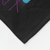 Cyberpunk Cat Kitty Punker Futuristic Cyber Punk Fleecedecke (Ecke)
