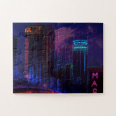 Cyberpunk City Inn Puzzle (Horizontal)