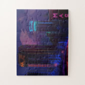 Cyberpunk City Inn Puzzle (Vertikal)