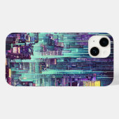 Cyberpunk City Phone Case (Rückseite (Horizontal))