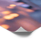 Cyberpunk Cityscape Poster Futuristische Weibliche (Ecke)