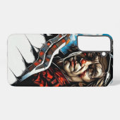 Cyberpunk-Clown-Telefon-Fall Samsung Galaxy Hülle (Rückseite (Horizontal))