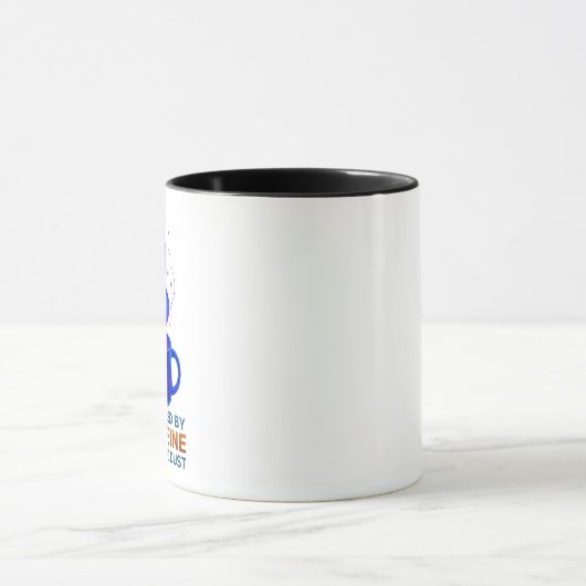 Cyberpunk "Coffeine & Pixel Dust" Coffee Tasse (Zentrum)