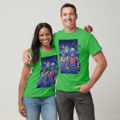 Cyberpunk Couple In City girl T-Shirt (Unisex)