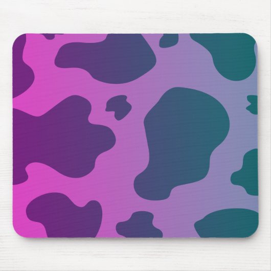 Cyberpunk Cow Print Mousepad (Vorne)