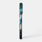 Cyberpunk Cyborg Core iPhone 16 Hülle (Rechte Seite)